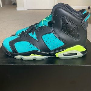 Air Jordan 6 Retro Turbo Green 4Y NWB